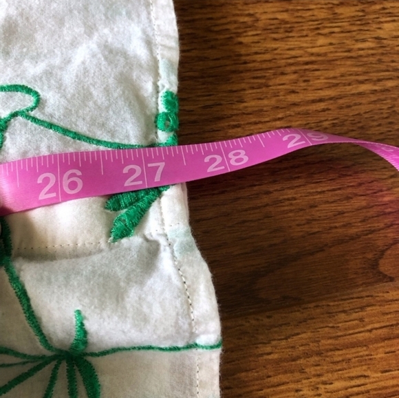 Holding Horses cotton white embroidered long sleeve button down shirt in size 10 - Picture 4 of 8